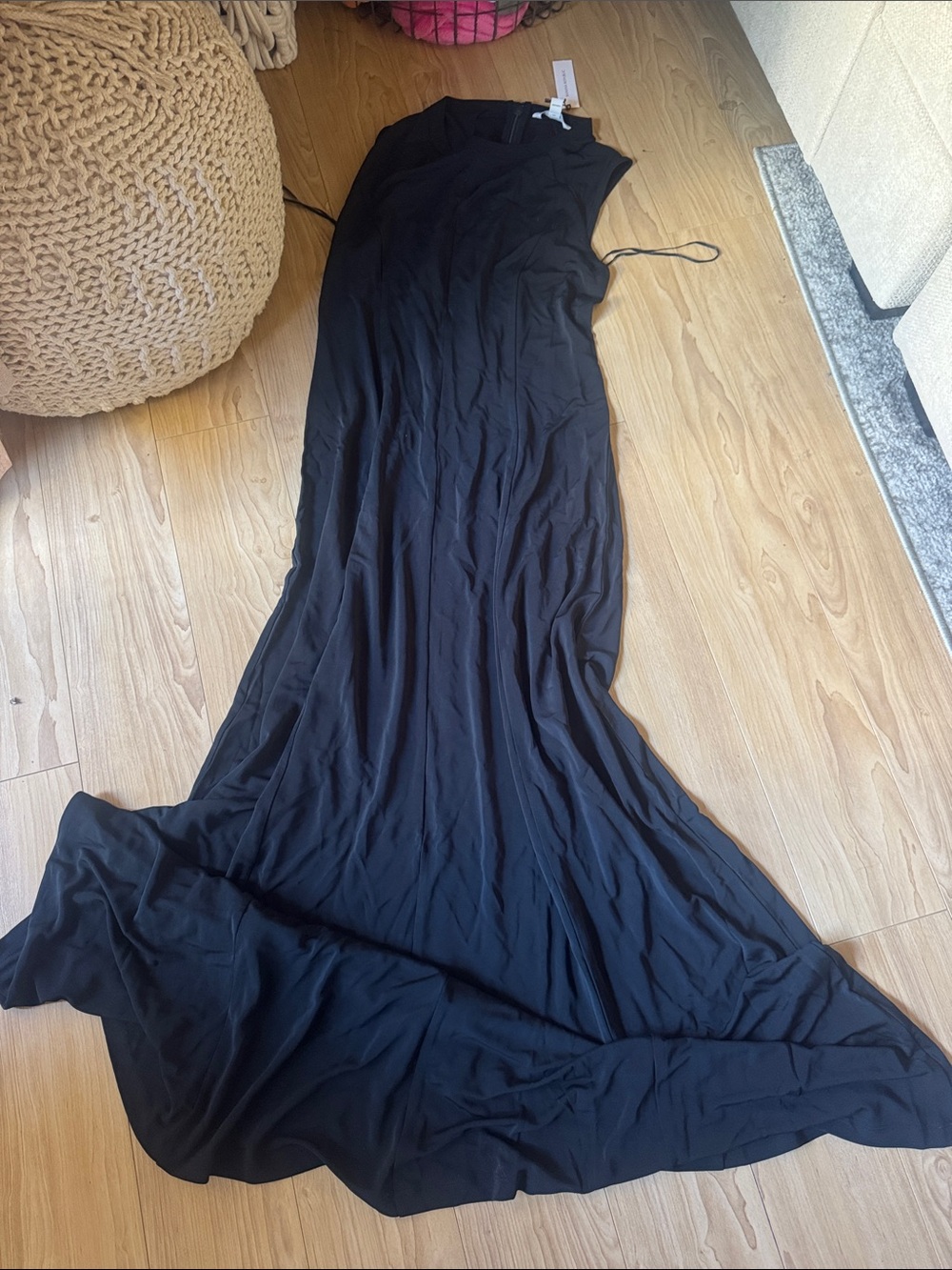 Banana Republic Black Sleeveless Maxi Dress